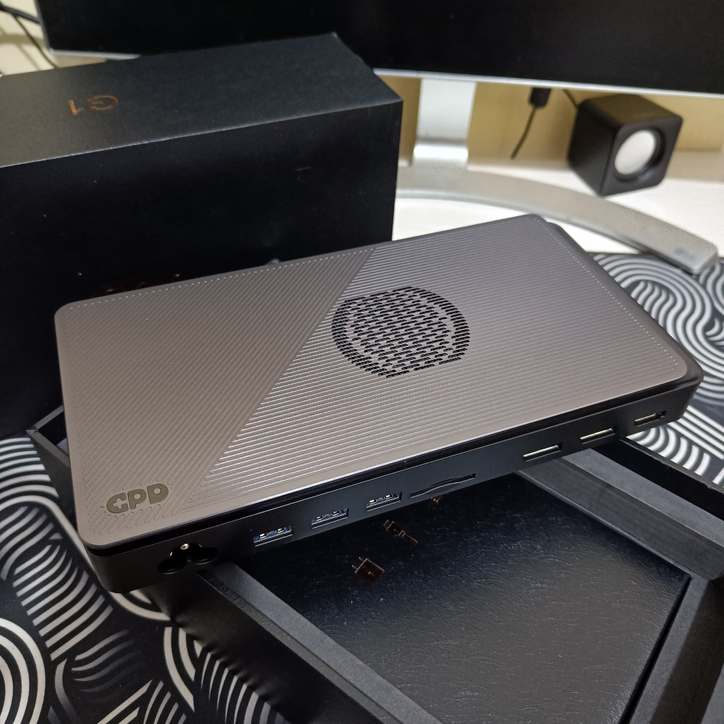 GPD G1 EGPU RX 7600M XT external VGA Thunderbolt