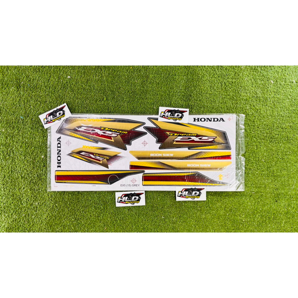 Stiker. Striping Body FullSet Honda Astrea Prima Dan Astrea Star Warna GREY Import Malaysia