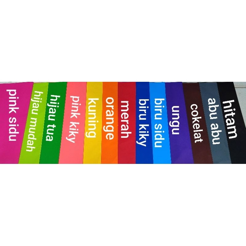 

kertas manggis sampul buku warna warni