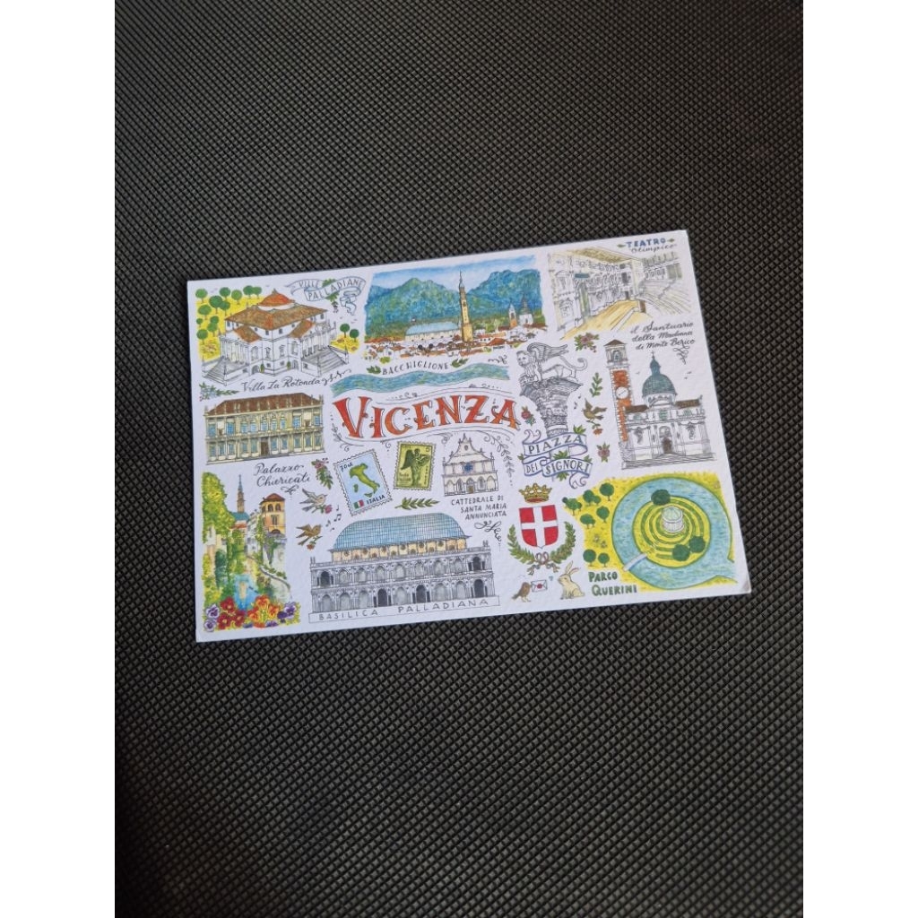 

Kartu pos vicenze italia/italia postcard