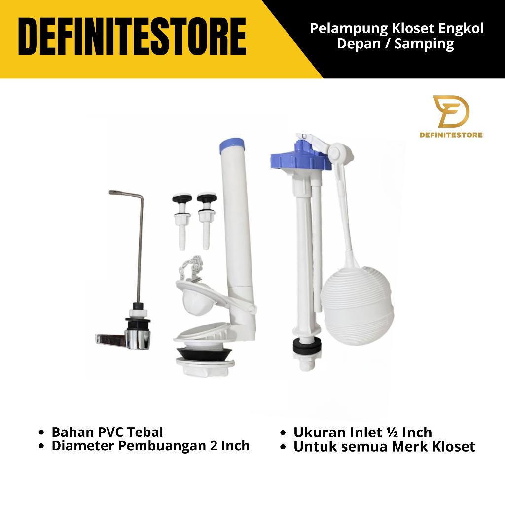 Pelampung Kloset Duduk Universal Otomatis Engkol Samping Cocok Toto INA ULU Float Valve Tangki WC An