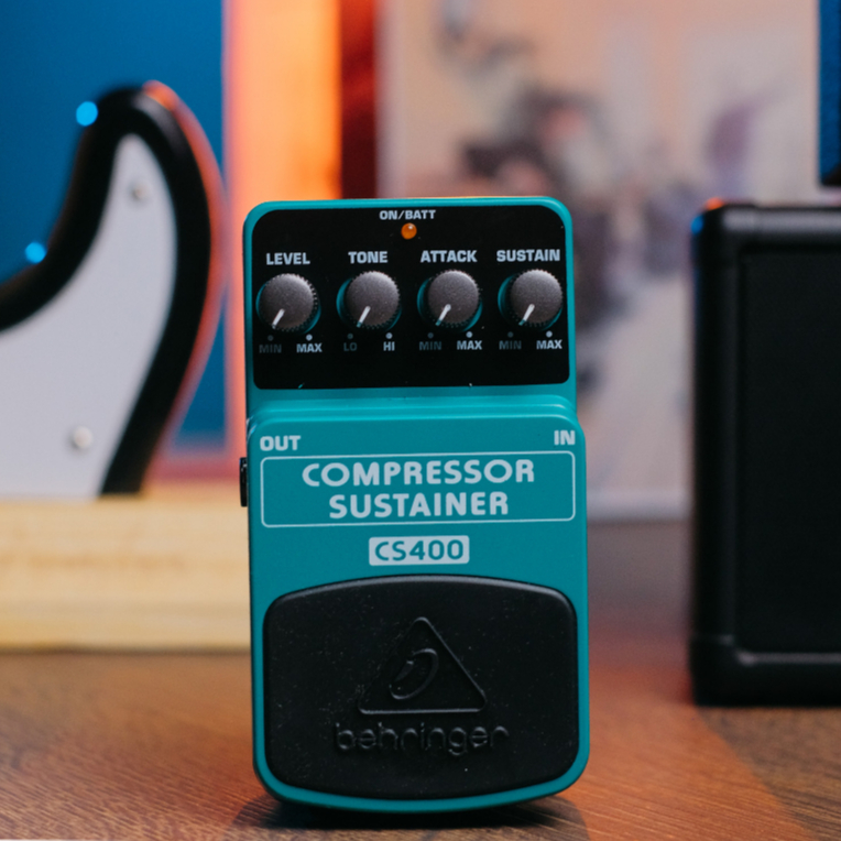 Efek Gitar Behringer CS400 Compressor Sustainer Original