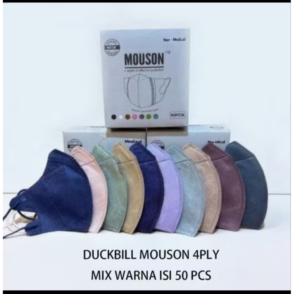 Duckbill Mouson Mix Warna/ Duckbill Warna/Duckbill Mouson 4ply