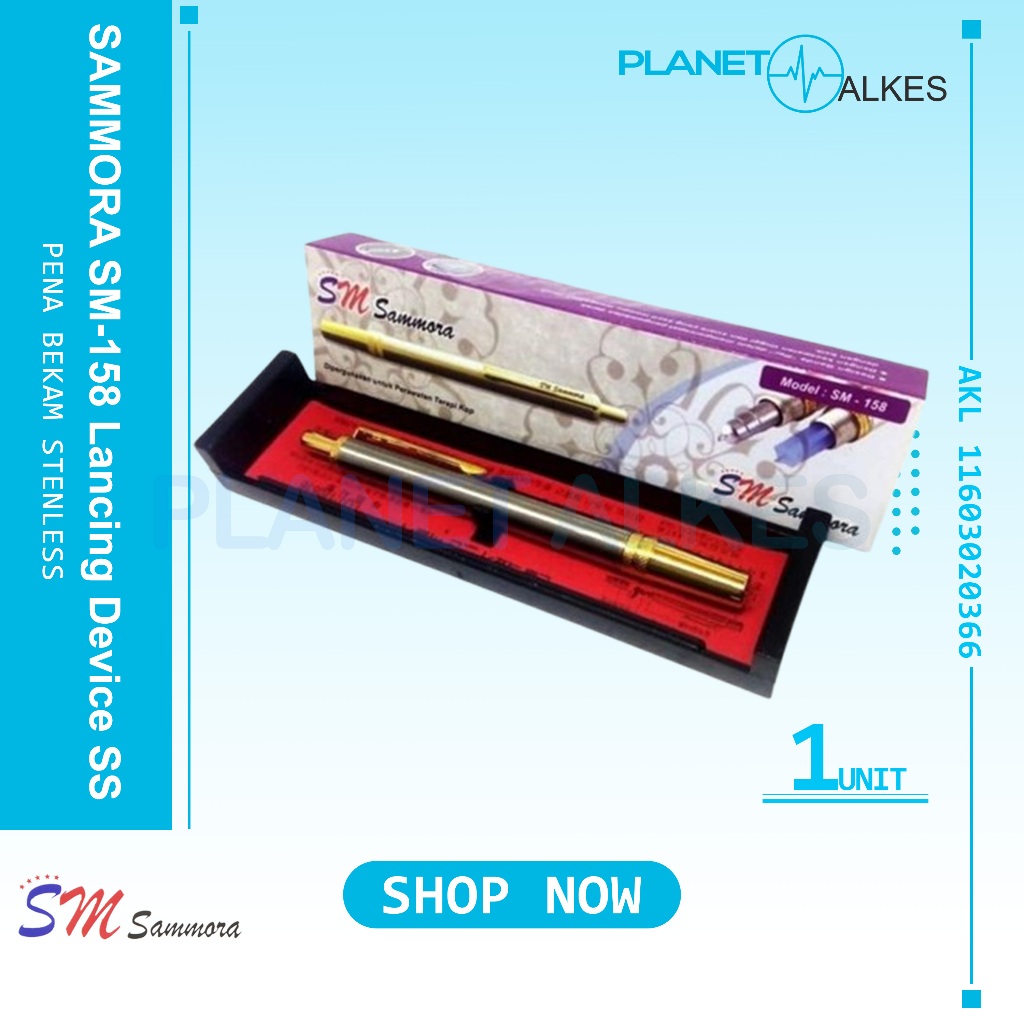 Pen Bekam Lancing Samora Gold Alat Bekam Sammora Gold SM-228 / Steinless Steel SM-158