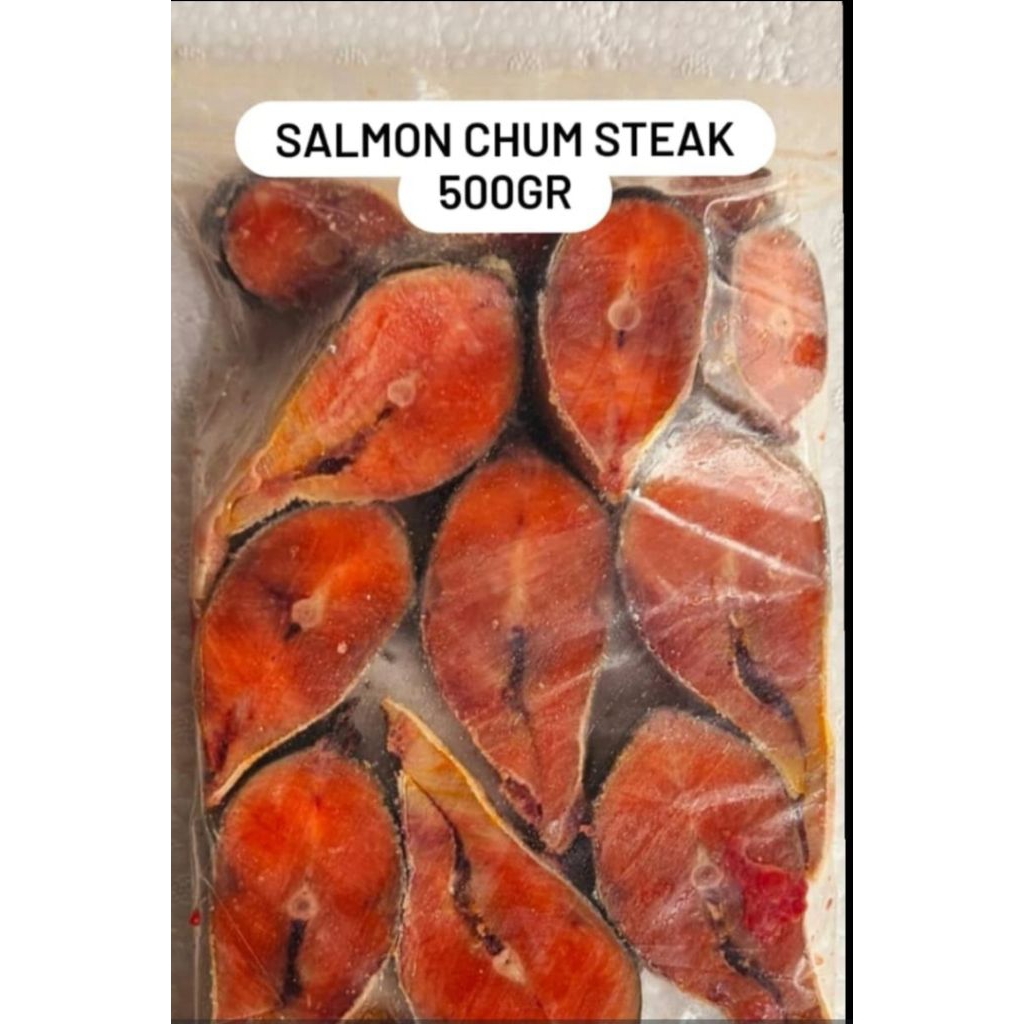 

salmon chum steak 500g