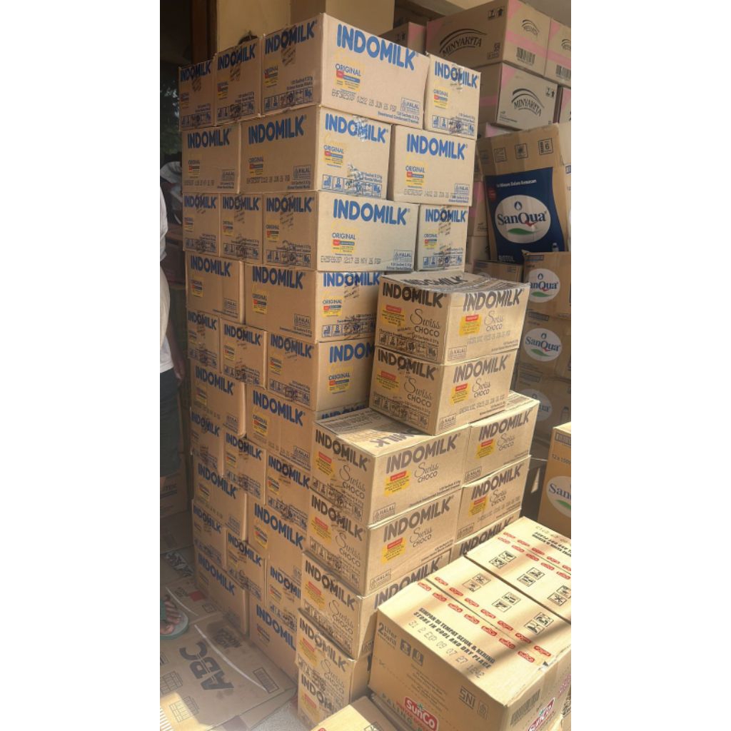 

indomilk sachet kartonan