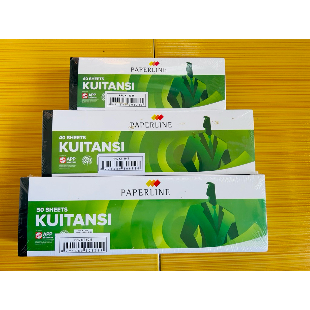 

BUKU KWITANSI PAPERLINE Kecil, Sedang, Besar