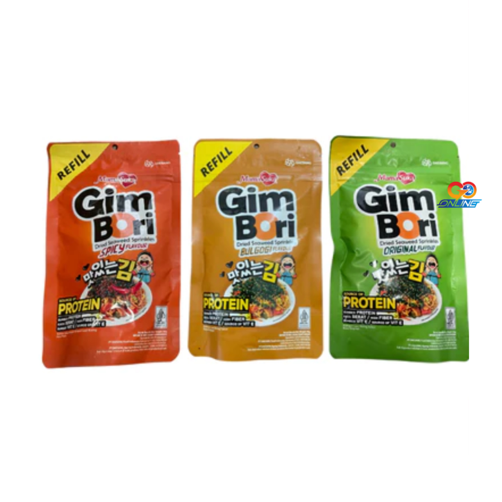 

MAMASUKA GIM BORI 50gr / Bon Nori Kemasan Pouch / Rumput Laut Kering Tabur