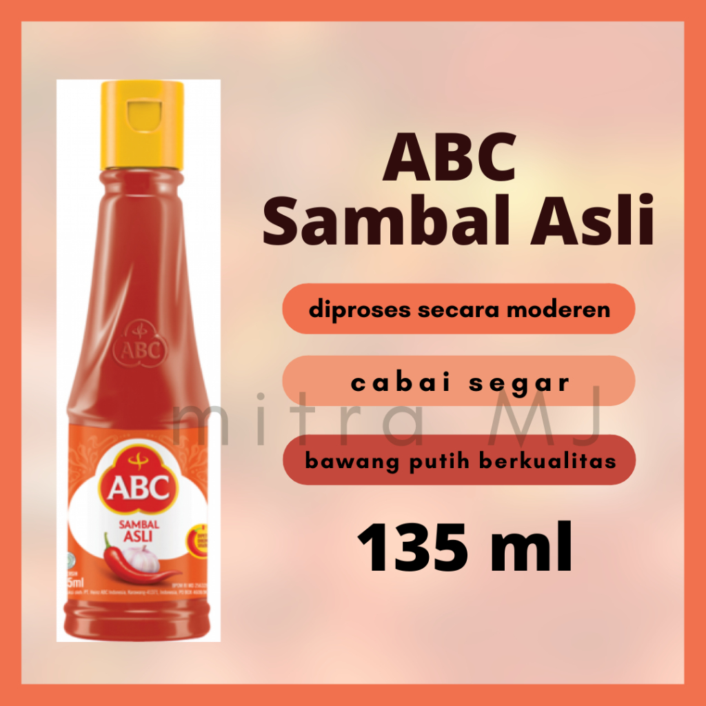 

ABC Sambal Asli (135 ml) | Saus Cabai