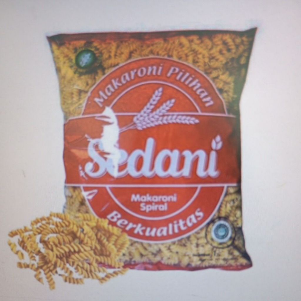 

SEDANI Makaroni Ulir / Spiral Pasta makroni Pipa 1kg