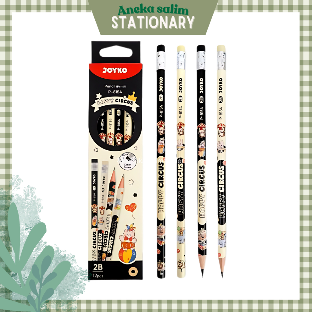 

Anekasalim - Pensil Joyko P-8154 2B 1 Box 12 Pcs Happy Circus