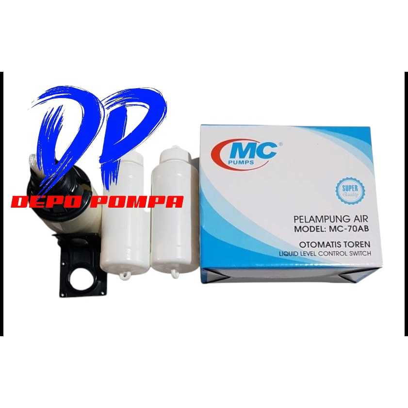 MC Pumps Pelampung Air Model MC-70AB Otomatis Toren/RADAR  MODEL MC-70AB