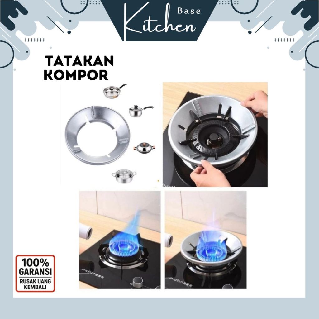 Alas Tatakan Kompor anti angin / Cover Kompor gas / Nampan duduk Kaki Kompor - KB