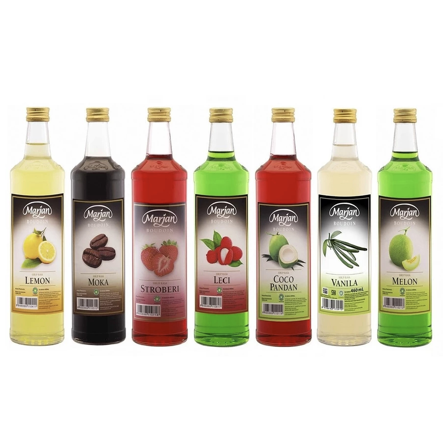 

Syrup Marjan Aneka Macam Rasa ( 12 x 460gr )