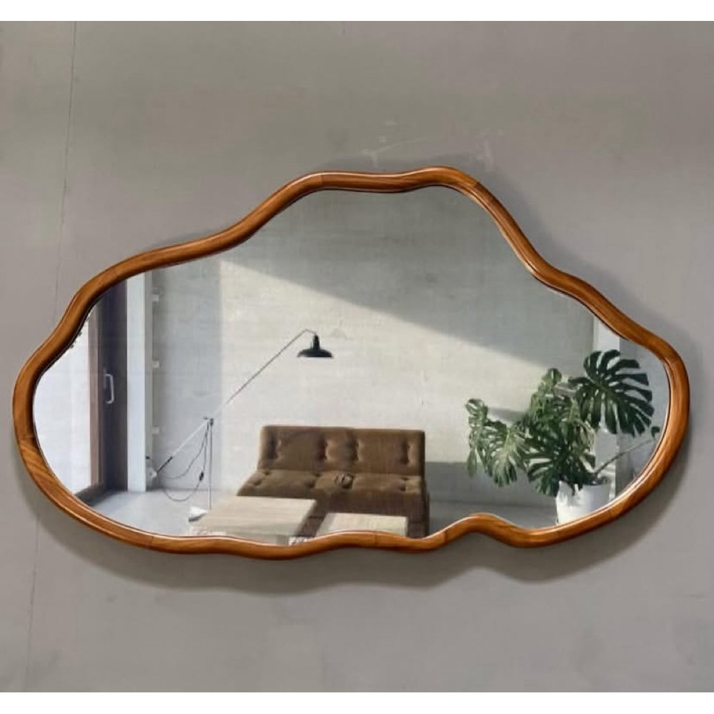 Pigura Cermin Kayu Jati