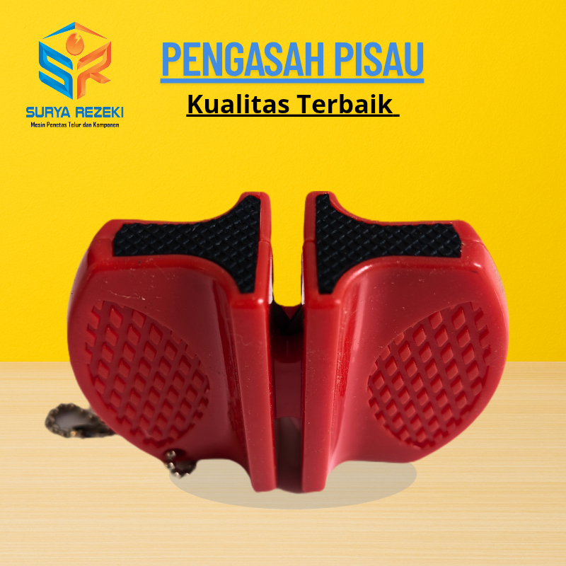 Pengasah Pisau Dapur Portabel Mini Aksesori Alat Dapur Pengasah Pisau Keramik Profesional