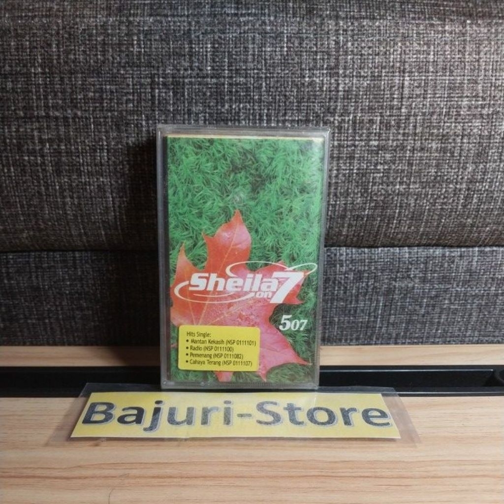 Kaset Sheila On 7 / "507" / Rare Bagian belakang ada gantungan kunci / Segel/Sealed/Original/
