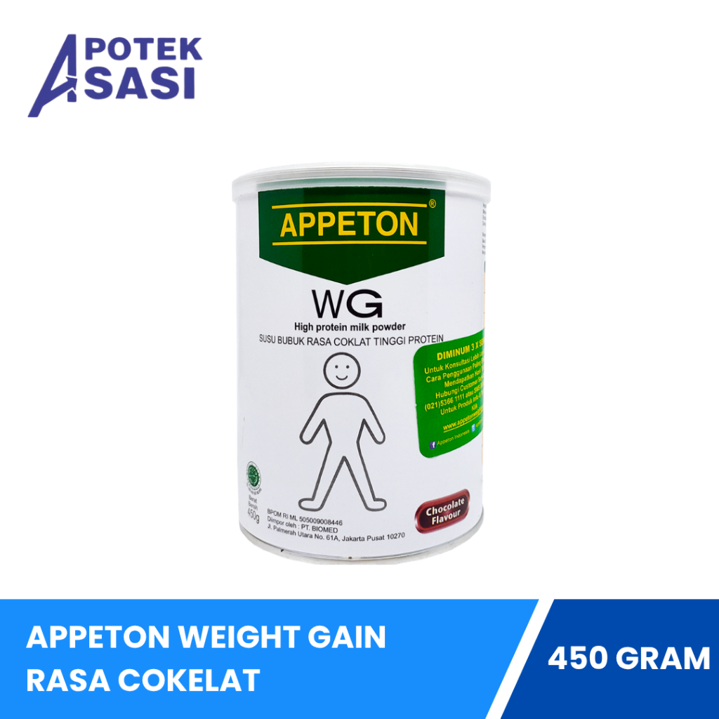 

Appeton Weight Gain Adult Rasa Cokelat - 450 Gram