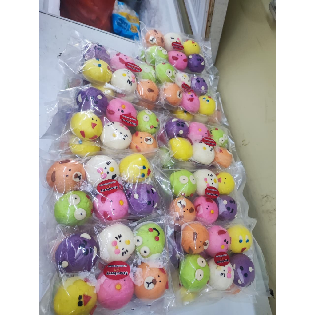 

Karapao Bakpao karakter bapao lucu mix per pack (bapao jumbo) isian melted lumer