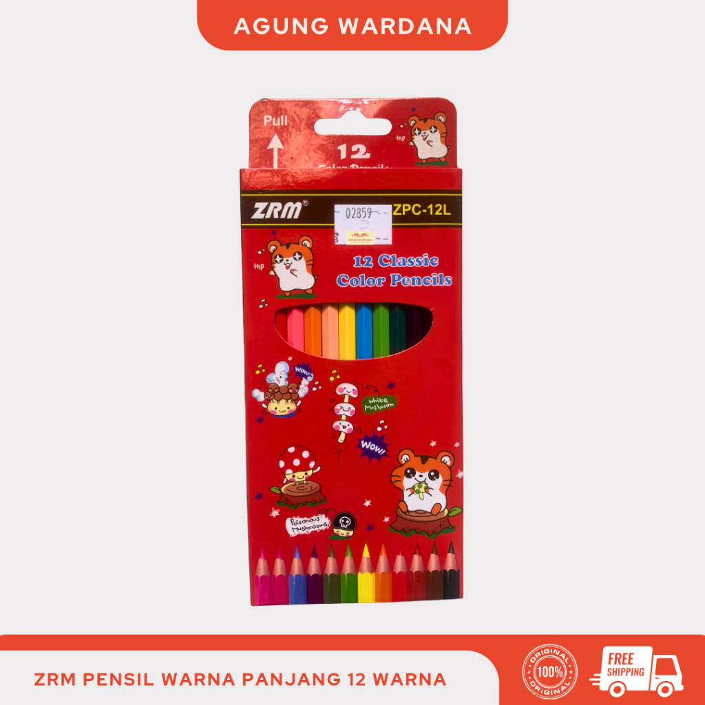 

ZRM PENSIL WARNA CLASSIC 12 WARNA ZPC-12L