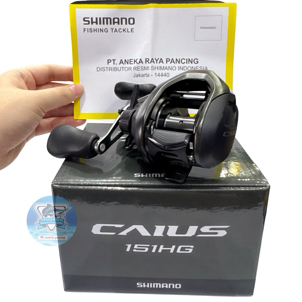 REEL BC SHIMANO CAIUS 151 HG 2024 ( ORIGINAL GARANSI RESMI )