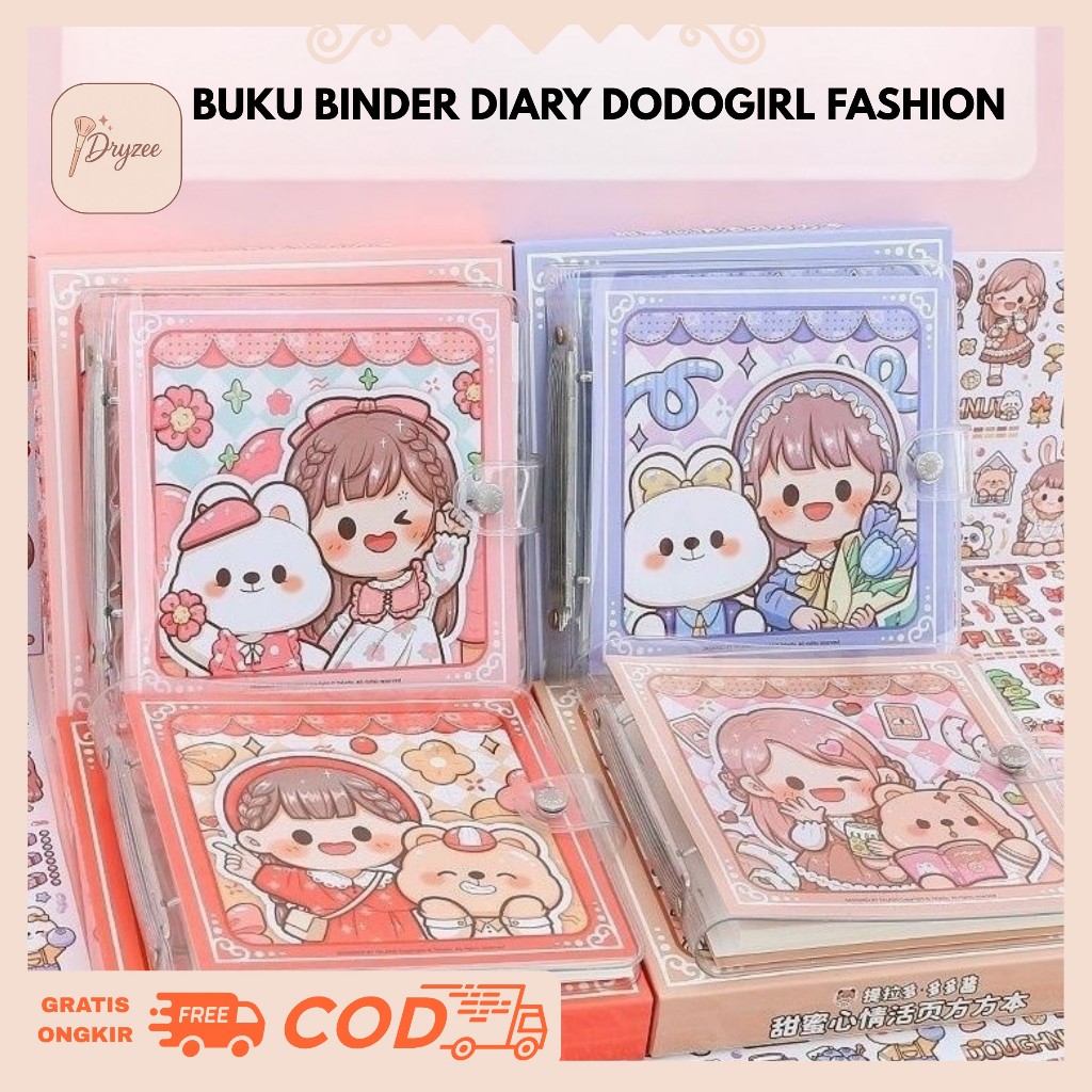 

Buku Binder Diary Dodogirl Fashion isi 80 Lembar Free 4 Stiker - TLD95