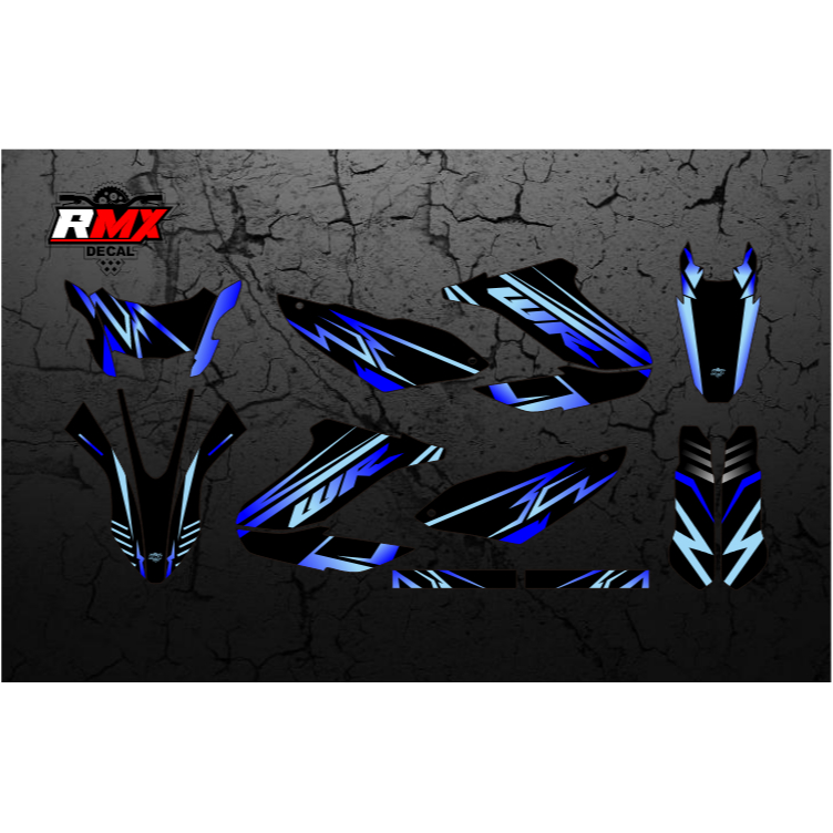 DECAL WR 155 R FULLBODY (015) DEKAL STIKER WR155 BIRU HITAM, MERAH, KUNING, HIJAU, BIRU TUA/MUDA, EM