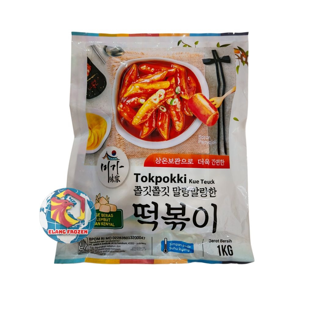 

Tokpokki Tok Miga Dry 1kg | Tokpokki Kue Teuck | Kue Beras Lembut dan Kenyal 1kg