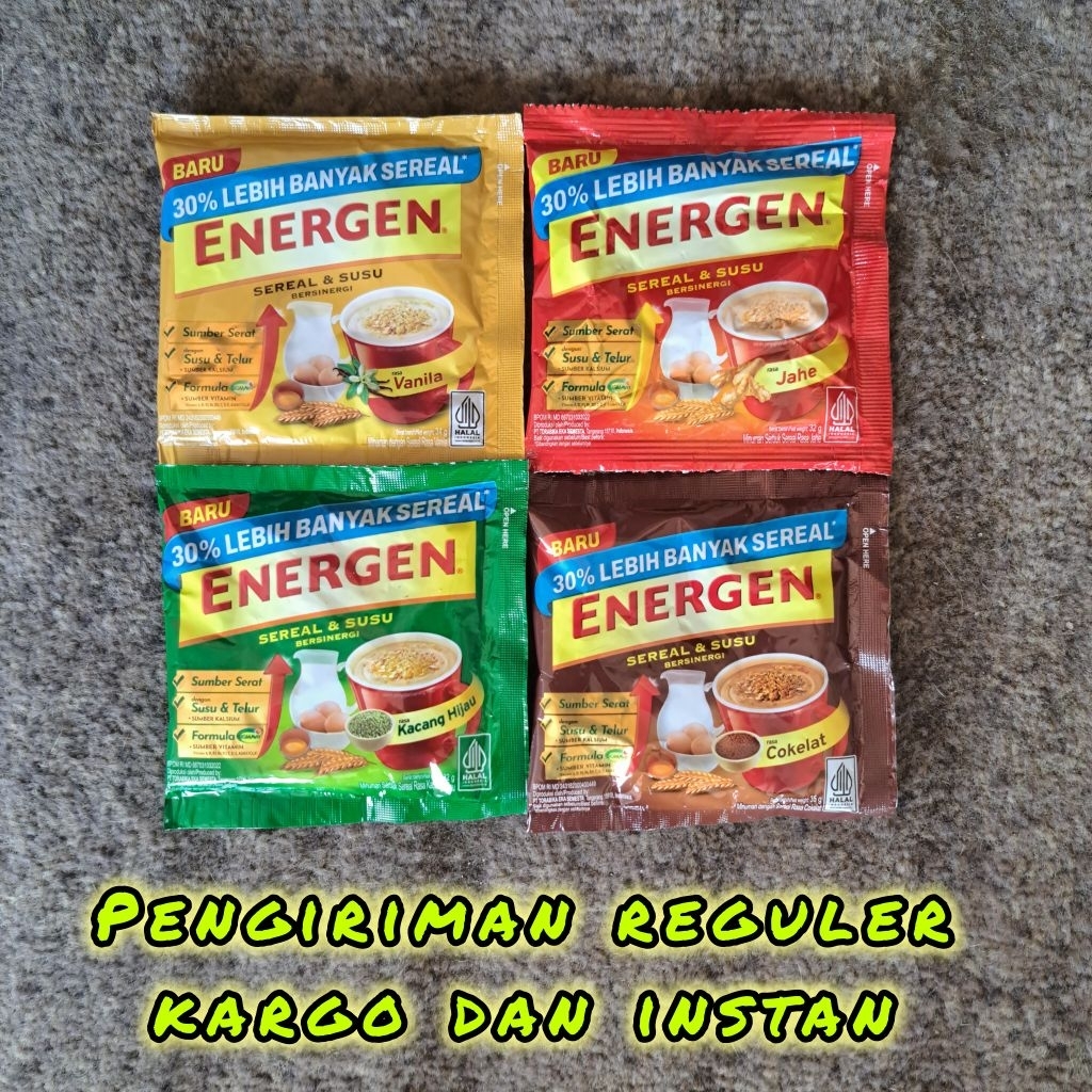 

ENERGEN ~ SEREAL DAN SUSU 32/35GR