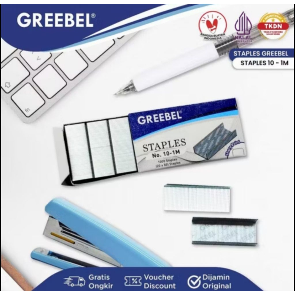 

STAPLES GREBEEL NO 10 HIGH QUALITY 1000 STAPLES