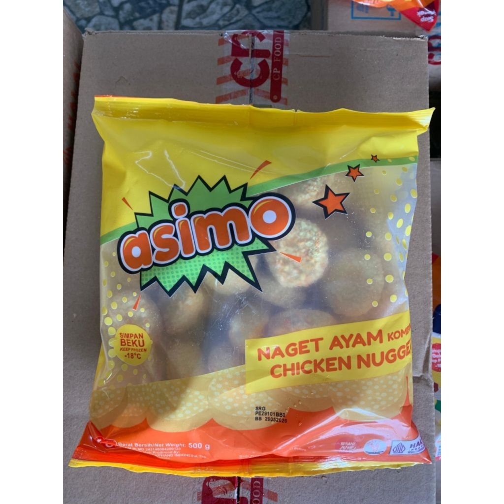 

ASIMO NAGET AYAM KOMBINASI / CHICKEN NUGGET 500GR