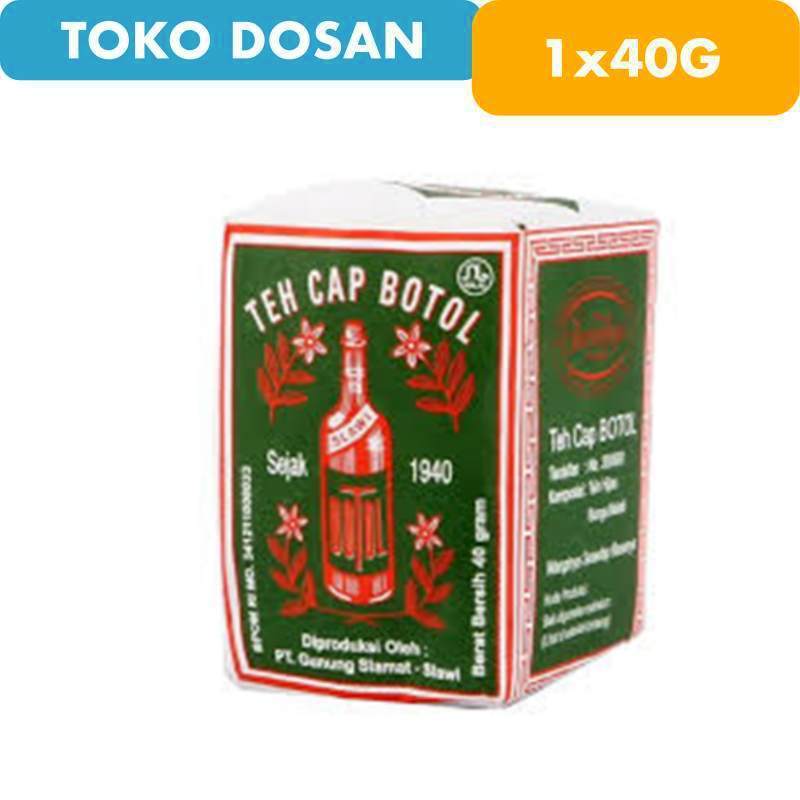 

Teh cap botol hijau Besar 40gr Eceran [TERMURAH]