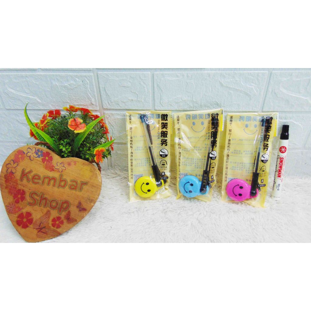 

GP-851 PULPEN TEMPEL BOLPEN MEJA BERDIRI PEN STAND TINTA HITAM