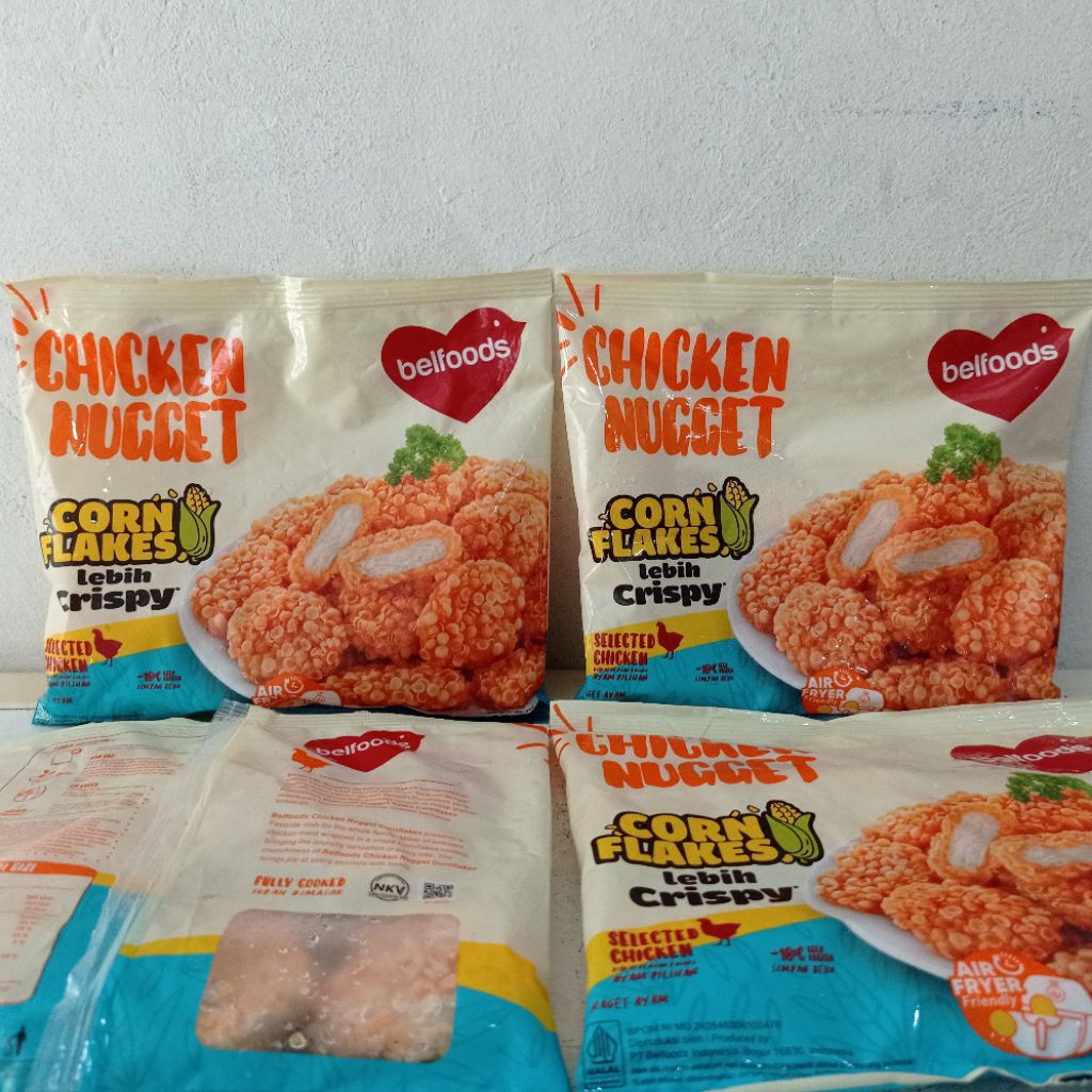 

Belfoods chicken nugget corn flakes 120 gram | naget ayam