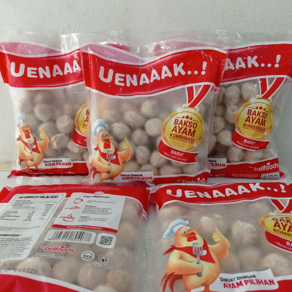 

Belfoods bakso ayam 500 gram isi 50 pcs | bakso ayam