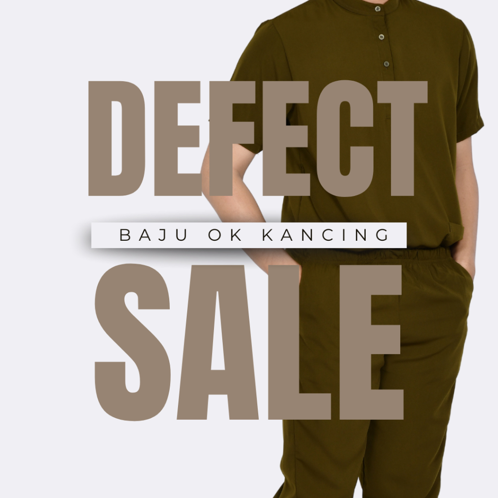 (DEFECT SALE) BAJU OK KANCING / BAJU OK / BAJU JAGA LENGAN PANJANG / PENDEK