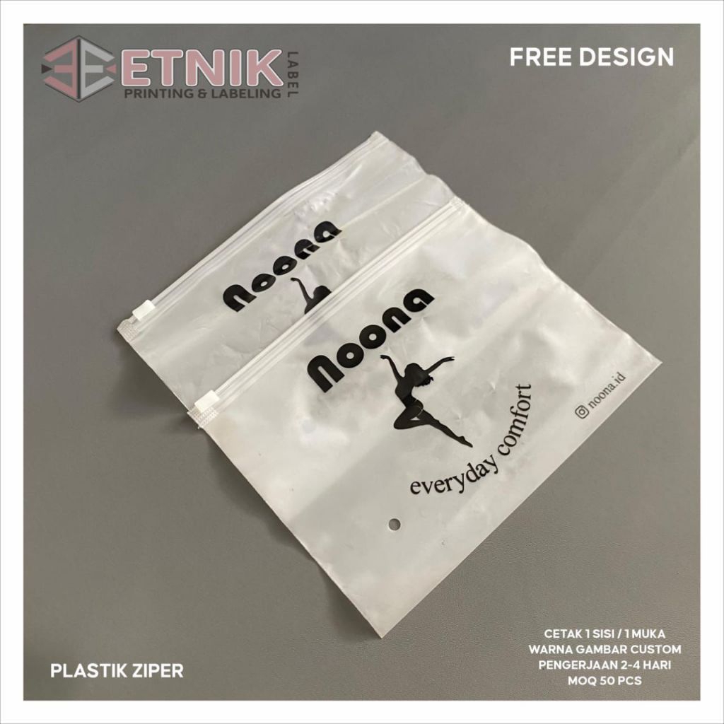 

Plastik Zipper mika min(100pcs) plastik packing plastik ollshop