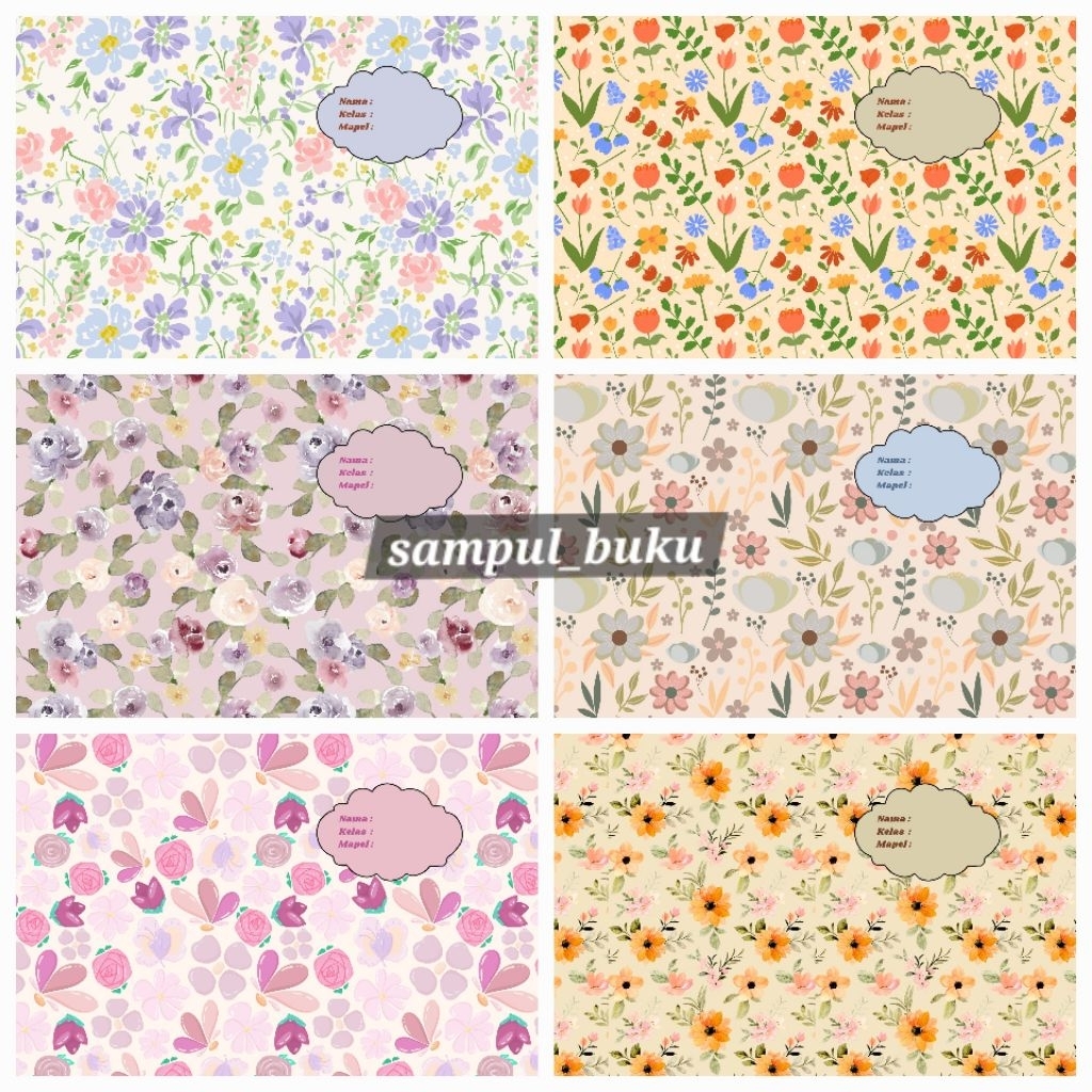 

ISI 12 PCS SAMPUL BUKU MOTIF/SAMPUL BUKU KOREA/SAMPUL BUKU AESTETIC