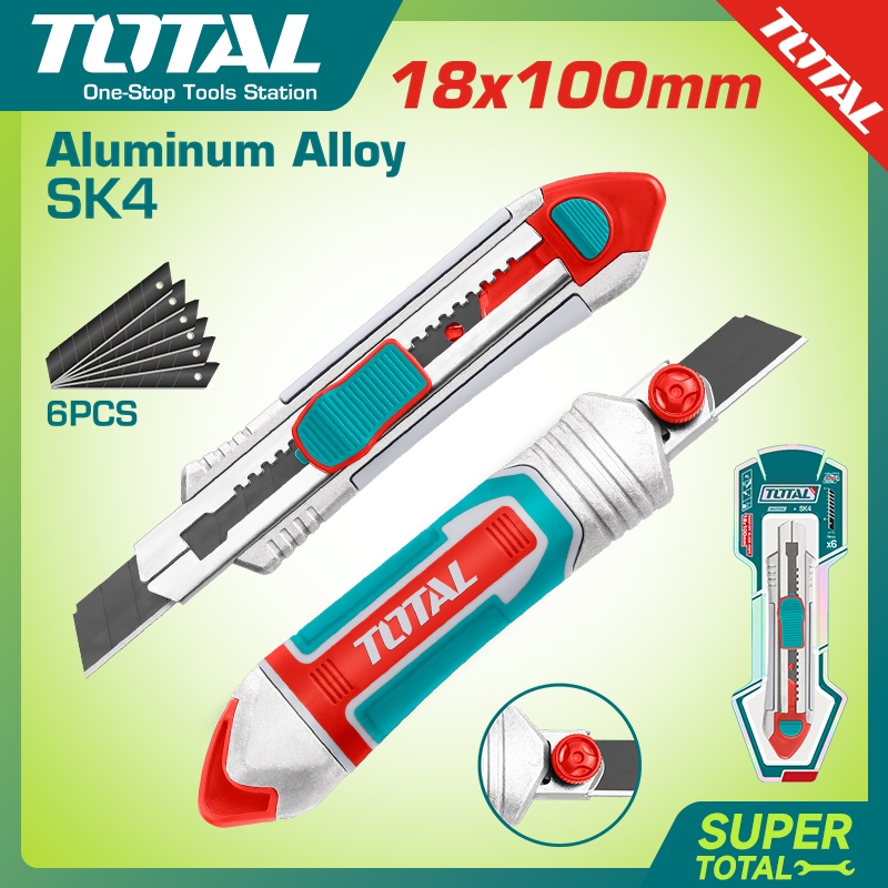 

Total Cutter/Snap-Off Blade Knife TG5121806 18mmx100mm