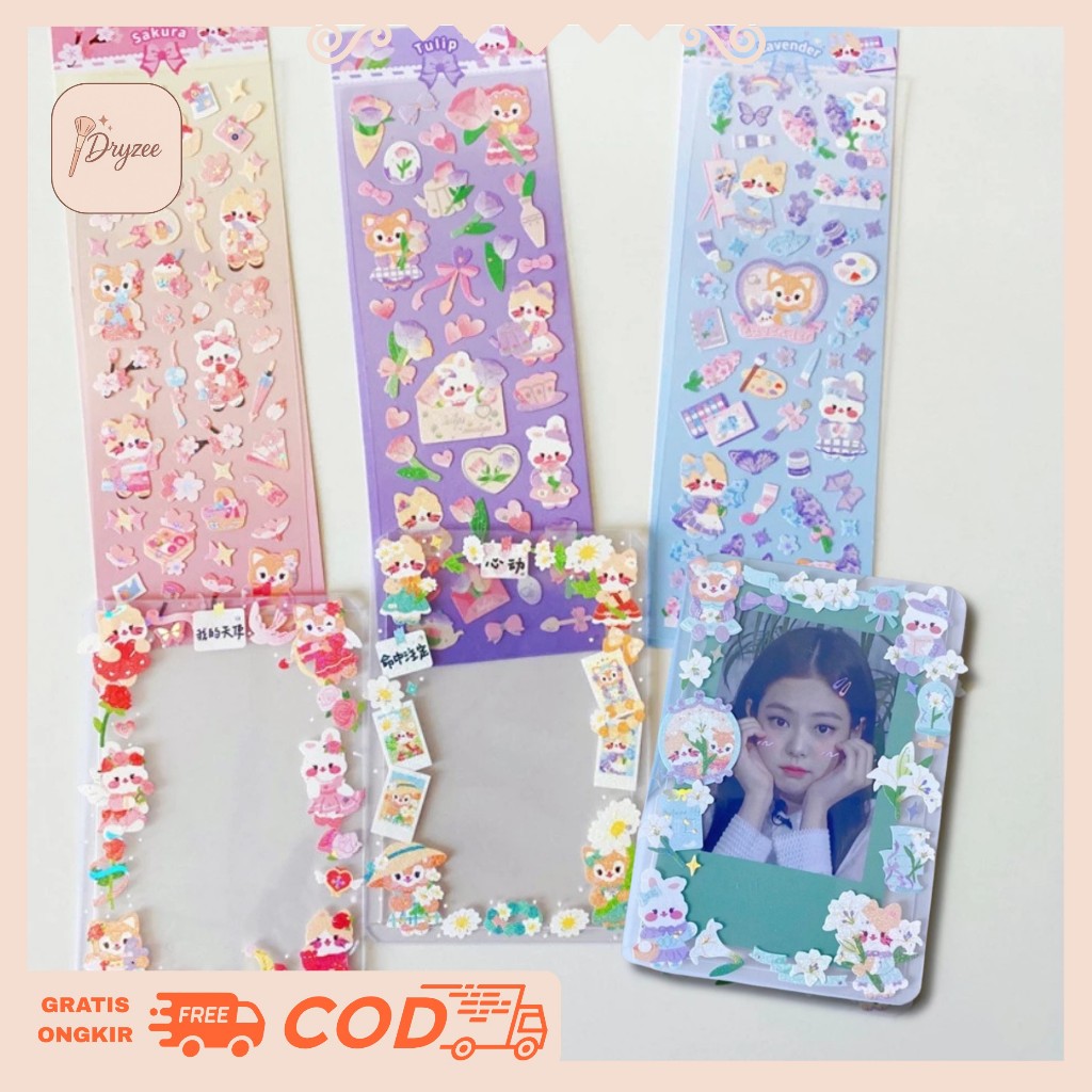 

Sticker Pack Deco Photocard Aesthetic Motif Linabell NEW - SD07