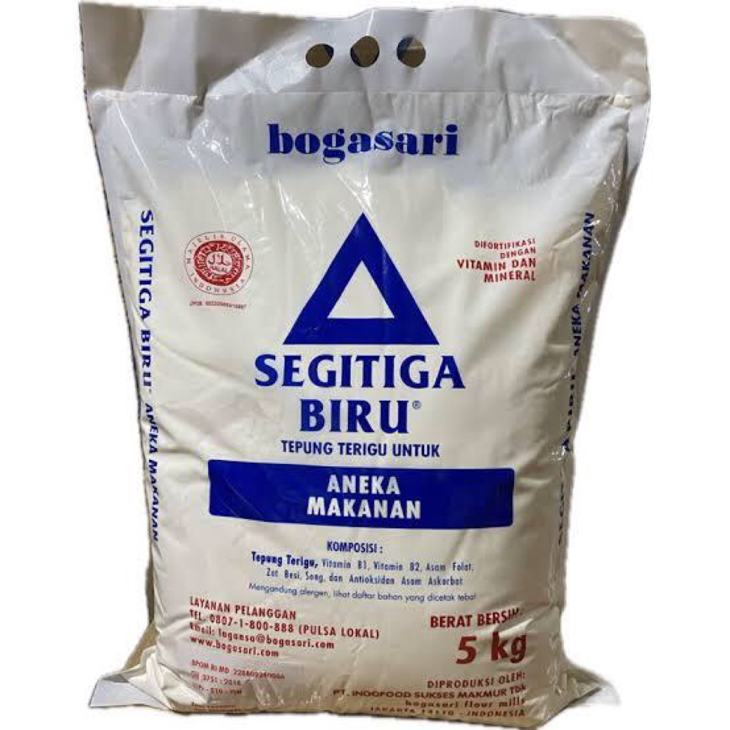 

BOGASARI TEPUNG SEGITIGA BIRU 5 kg