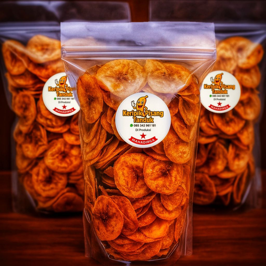 

Keripik Pisang Tanduk – Rasa Balado Extra Pedas (420g)