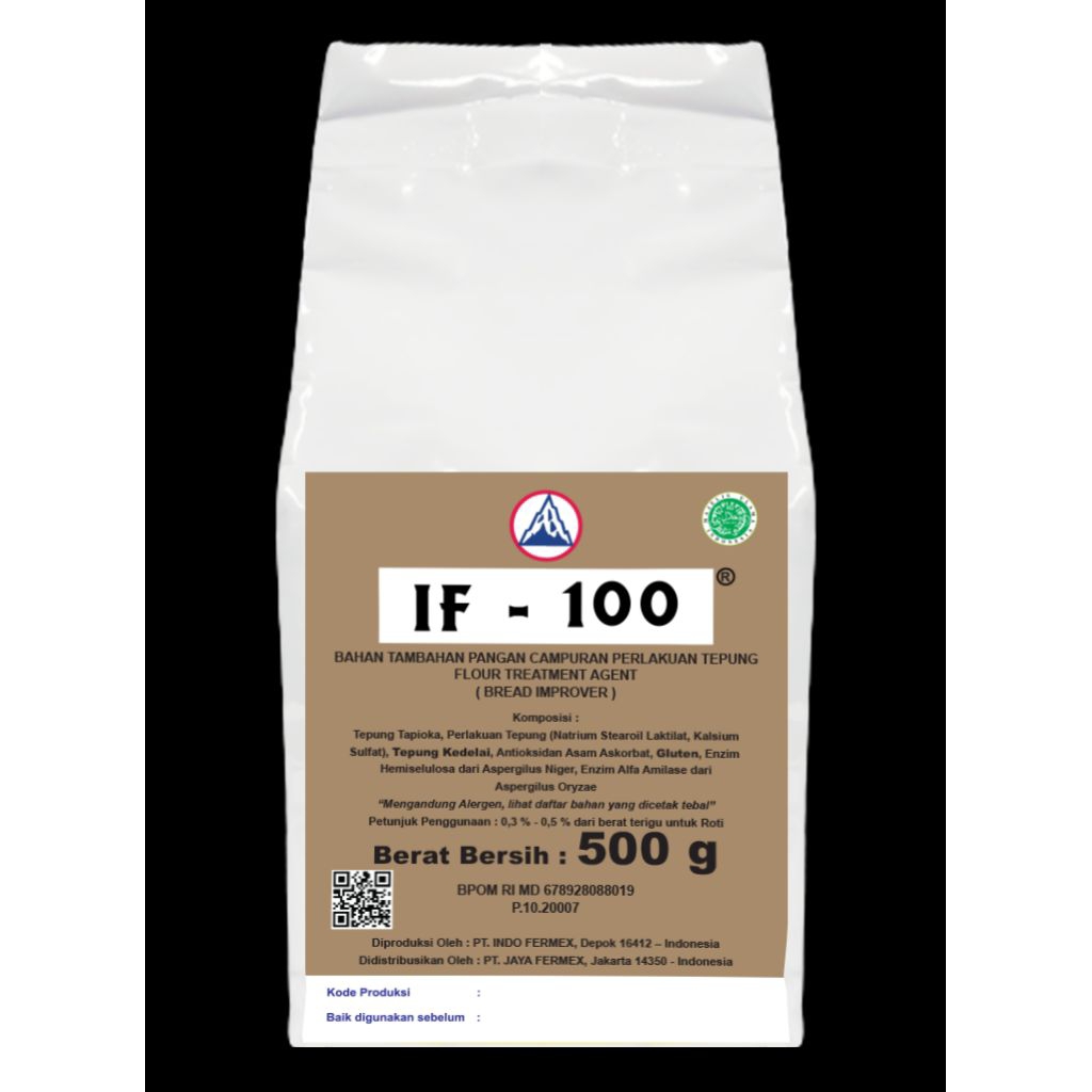 

IF-100 BREAD IMPROVER/ PELEMBUT ROTI 500GR