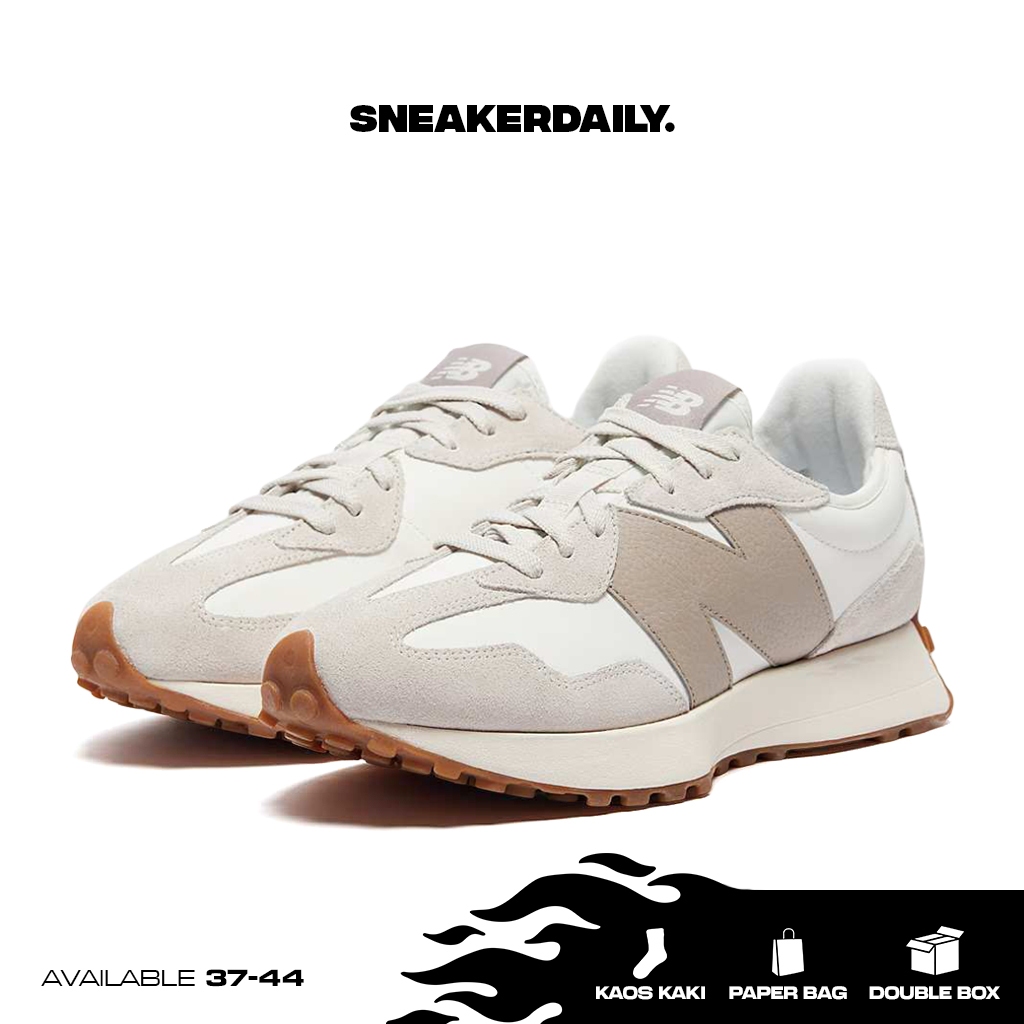 SNEAKERSDAILY NB 327 Moonbeam Driftwood U327LZ