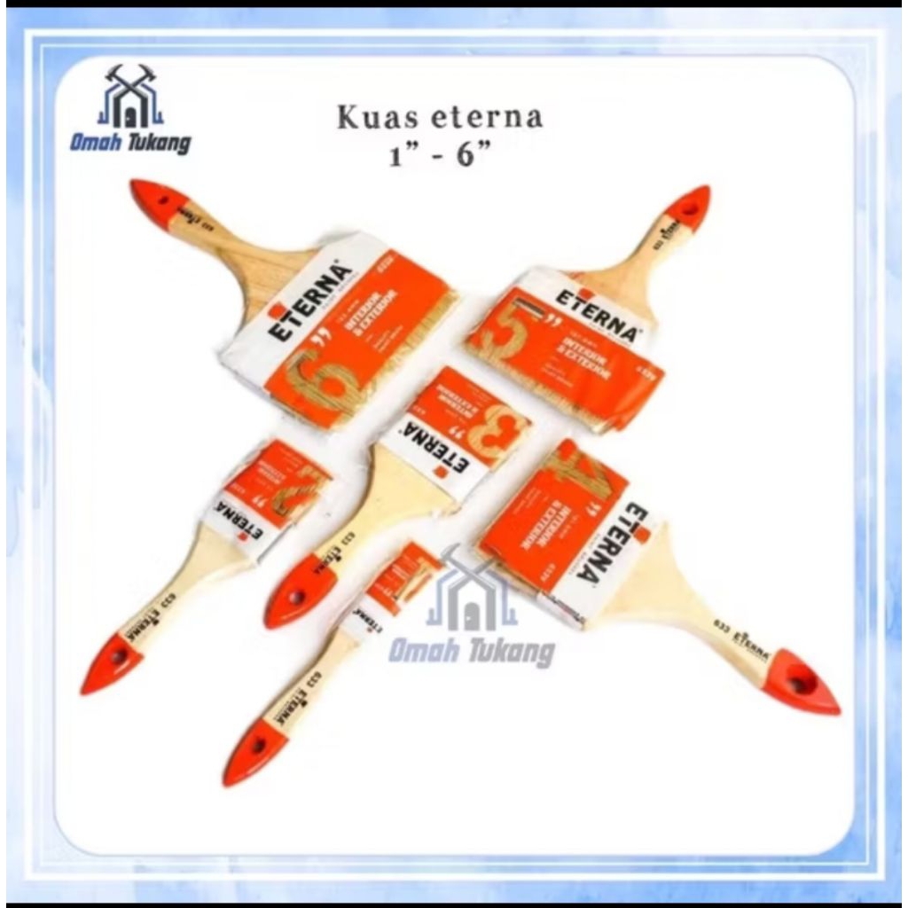 

ECER KUAS CAT ETERNA 1,5” TYPE 633 KUALITAS PREMIUM