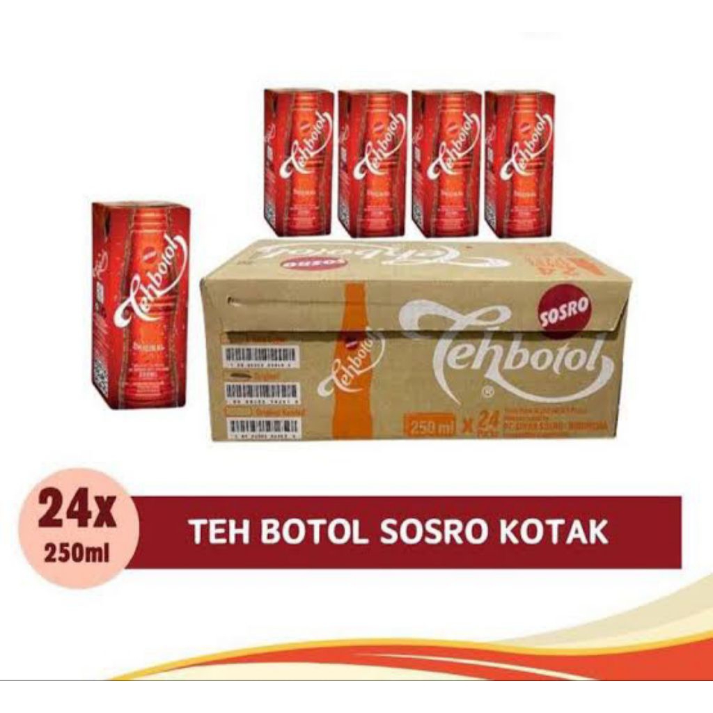 

Teh botol sosro kotak 250ml | teh kotak sosro 1karton
