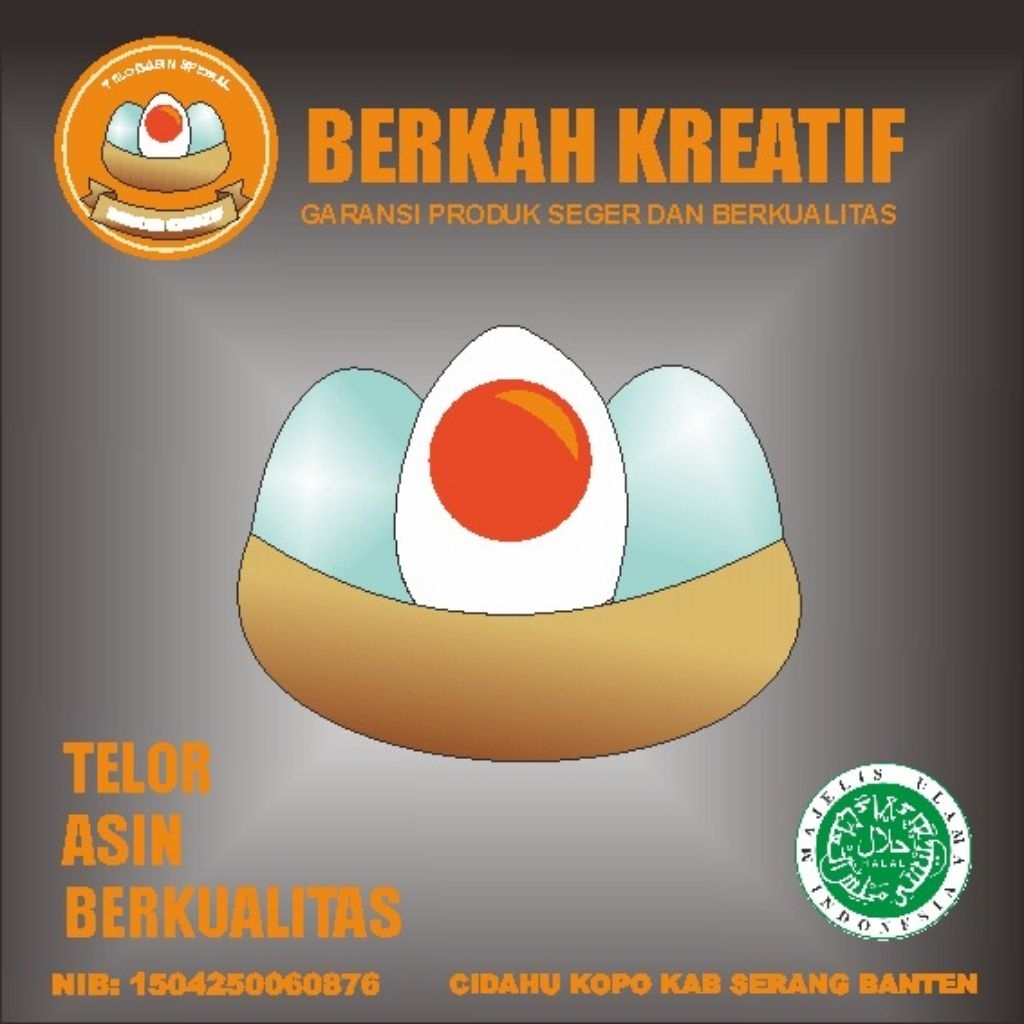 

BERKAH KREATIF - Telor Asin Spesial BerOmega Tinggi & Rasa Juara