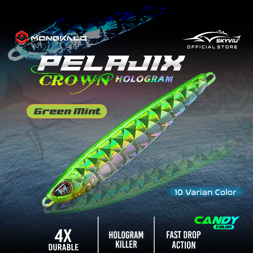 Mongkalo Pelajix Kipas noGID noMotif Candy 30 Hijau-Mint