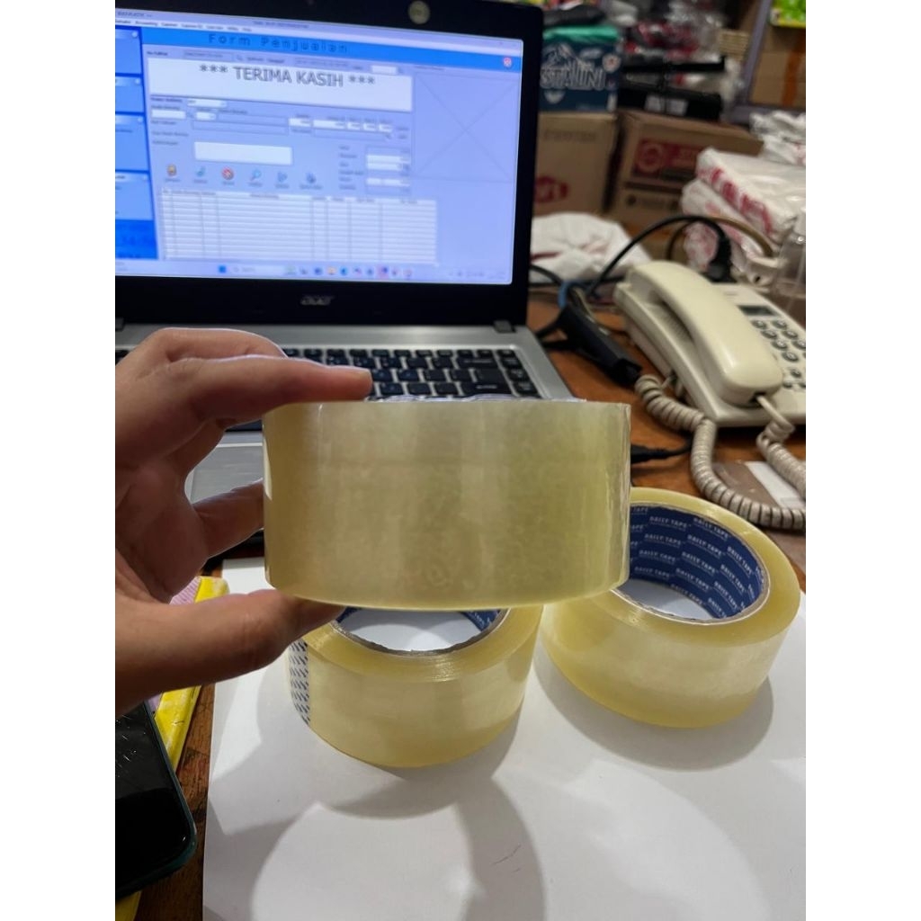 

SELOTIP/TAPE/LAKBAN BENING DAILY X 48 MM (2 INCH) X 90 YARD