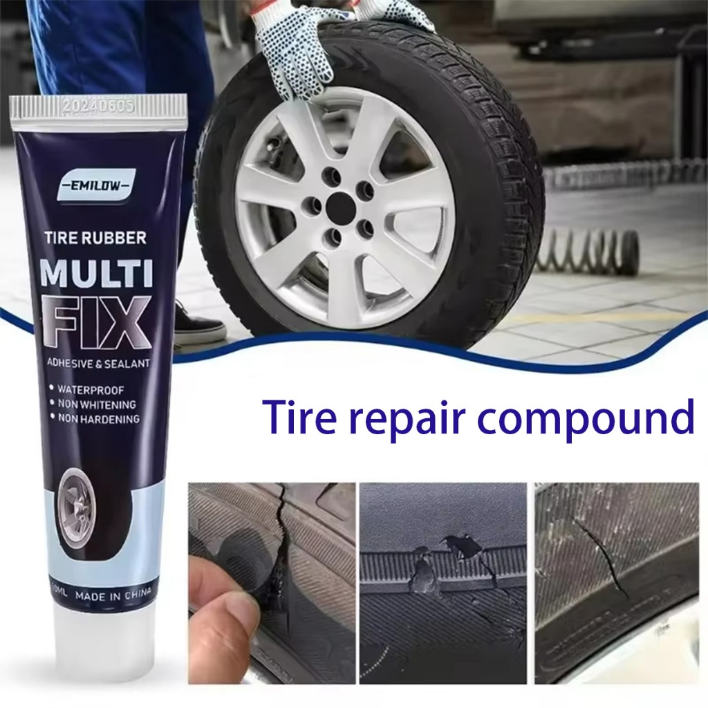 Lem ban luar mobil sobek /  Tire Glue Repair / Lem Perbaikan Ban Mobil /Car Tire Repair Glue Adhesiv